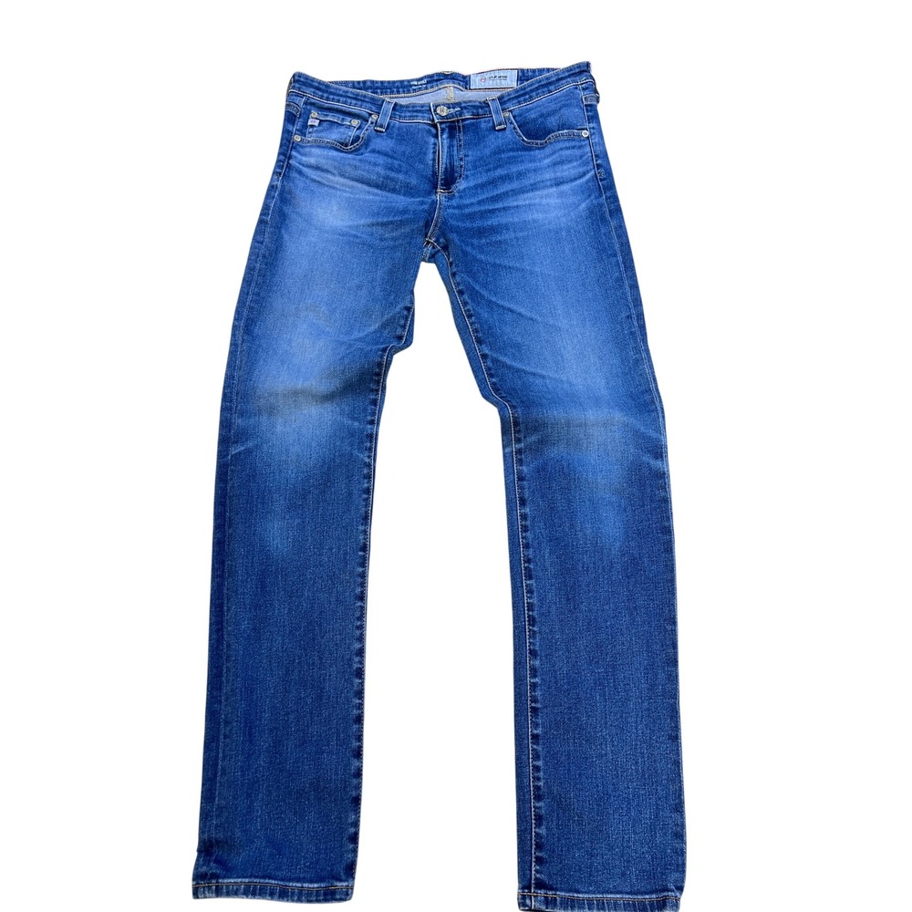 AG Adriano Goldschmied The Stilt Jeans Womens 31 Blue Excellent Cigarette Leg